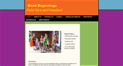 Desktop Screenshot of gbeginnings.com